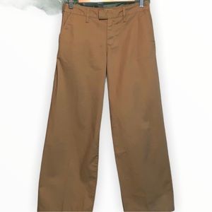Vans Wide Leg Camel Cropped Trousers Size 1